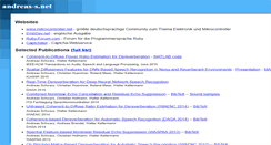 Desktop Screenshot of andreas-s.net