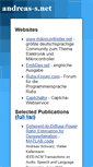 Mobile Screenshot of andreas-s.net